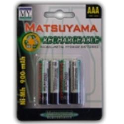 Matsuyama Batterie ricaricabili ministilo 900 MAh  